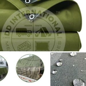 10 OZ Polyester Cotton Tarp Wax Treated